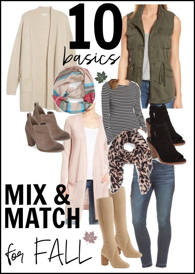10 Pieces to Mix & Match with Jeans for Fall