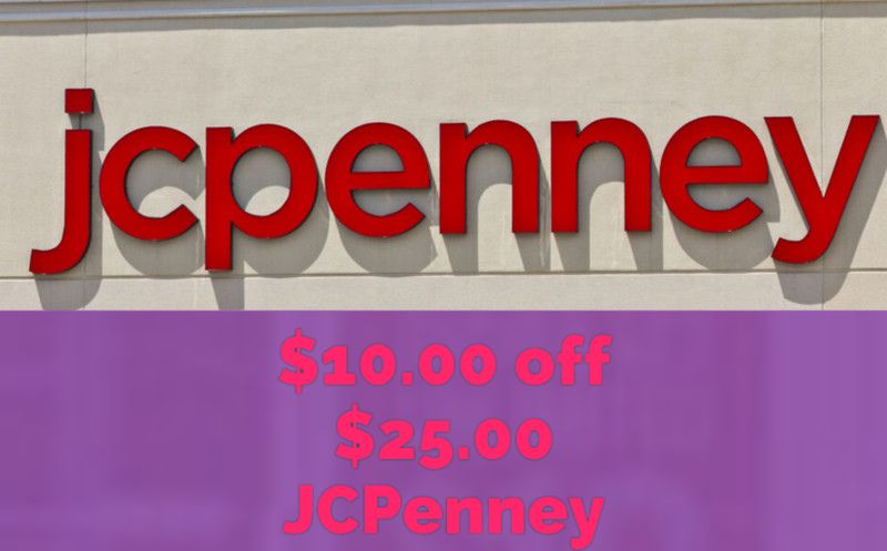 JCPenney coupons in-store $10 off $25 printable free